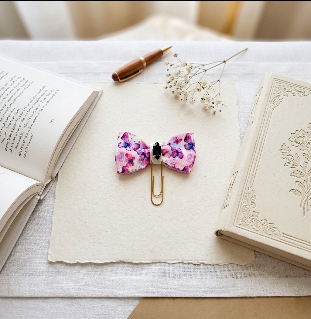Bookmarks-Bow Bookmarks, Bookmarks, Unique Bookmarks, Book Lovers Gift, Corporate Gifting, Bulk Gifting