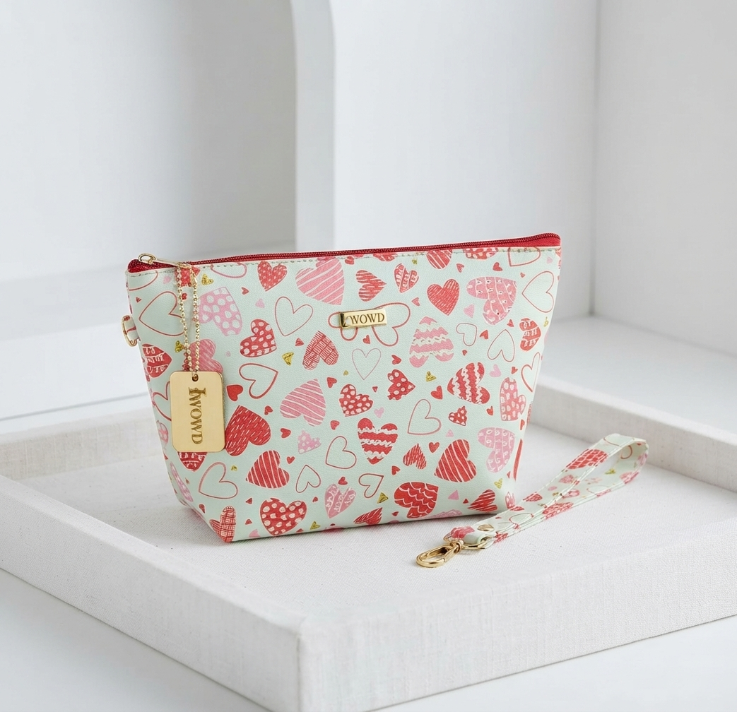POUCH POTATO- Multipurpose Makeup, Cosmetics, Brushes, Stationary Pouch, Train case, Makeup bag