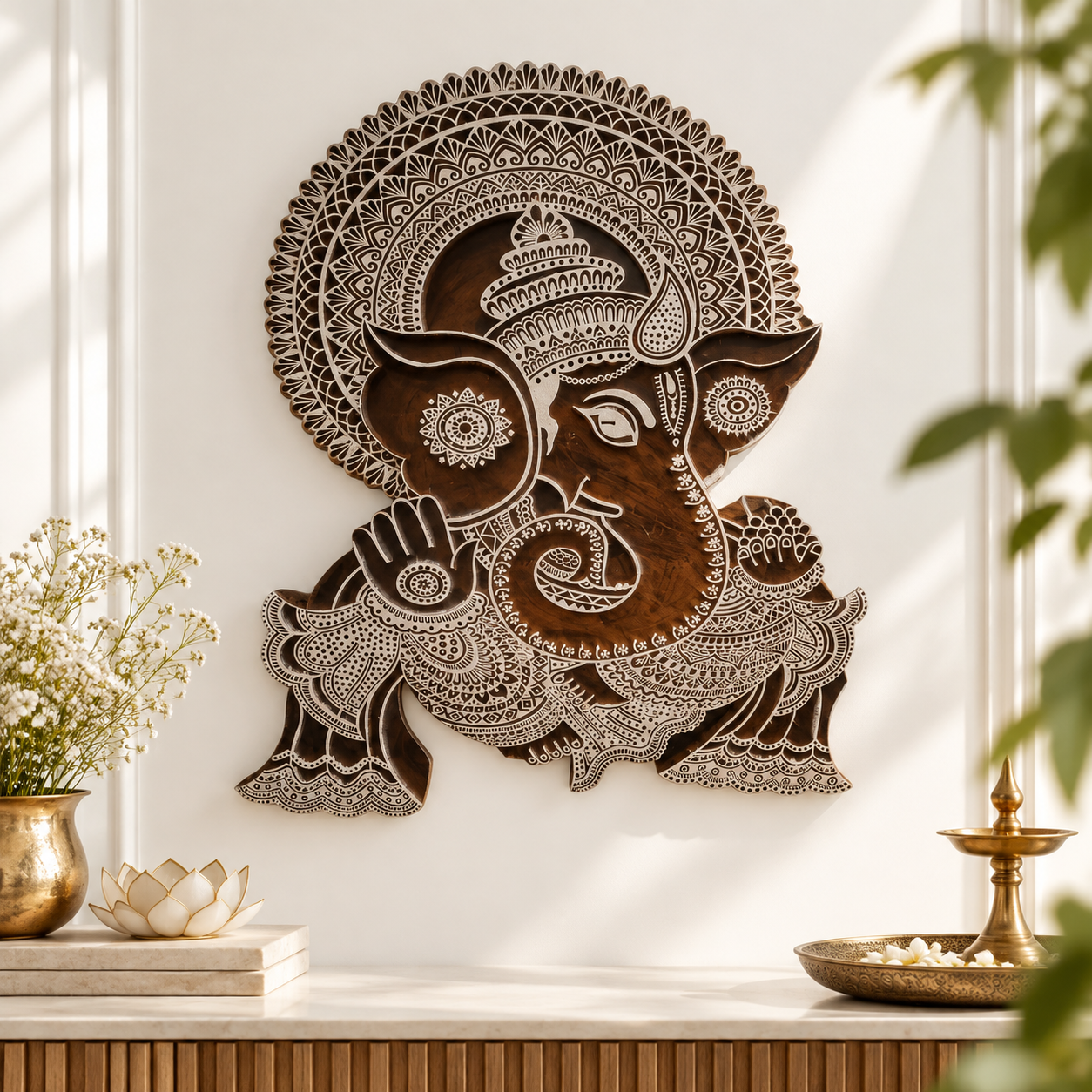 Large Ganesha Wall Hanging