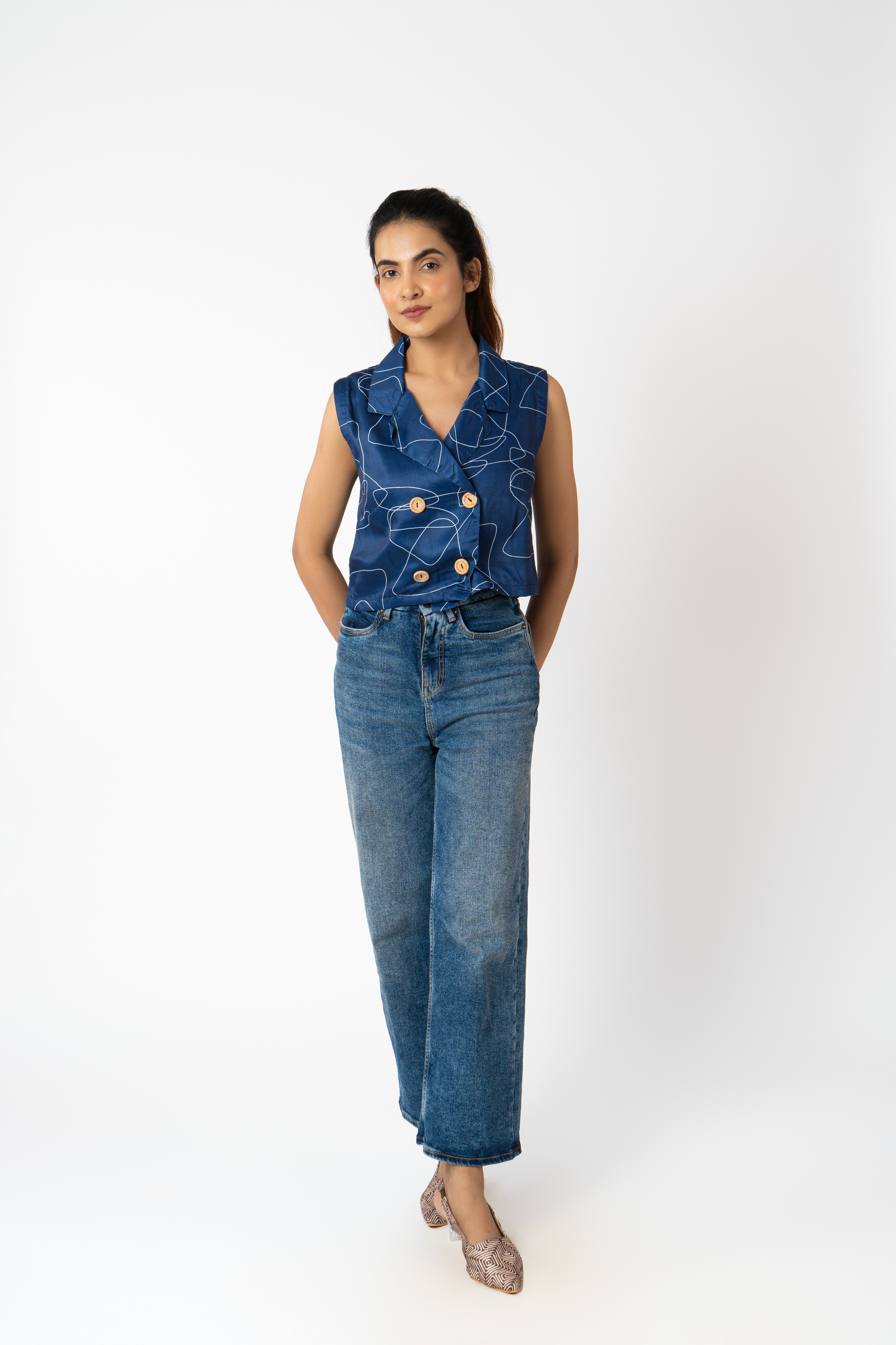 PROFIT & POISE- Women’s Customizable Double Breasted Vest