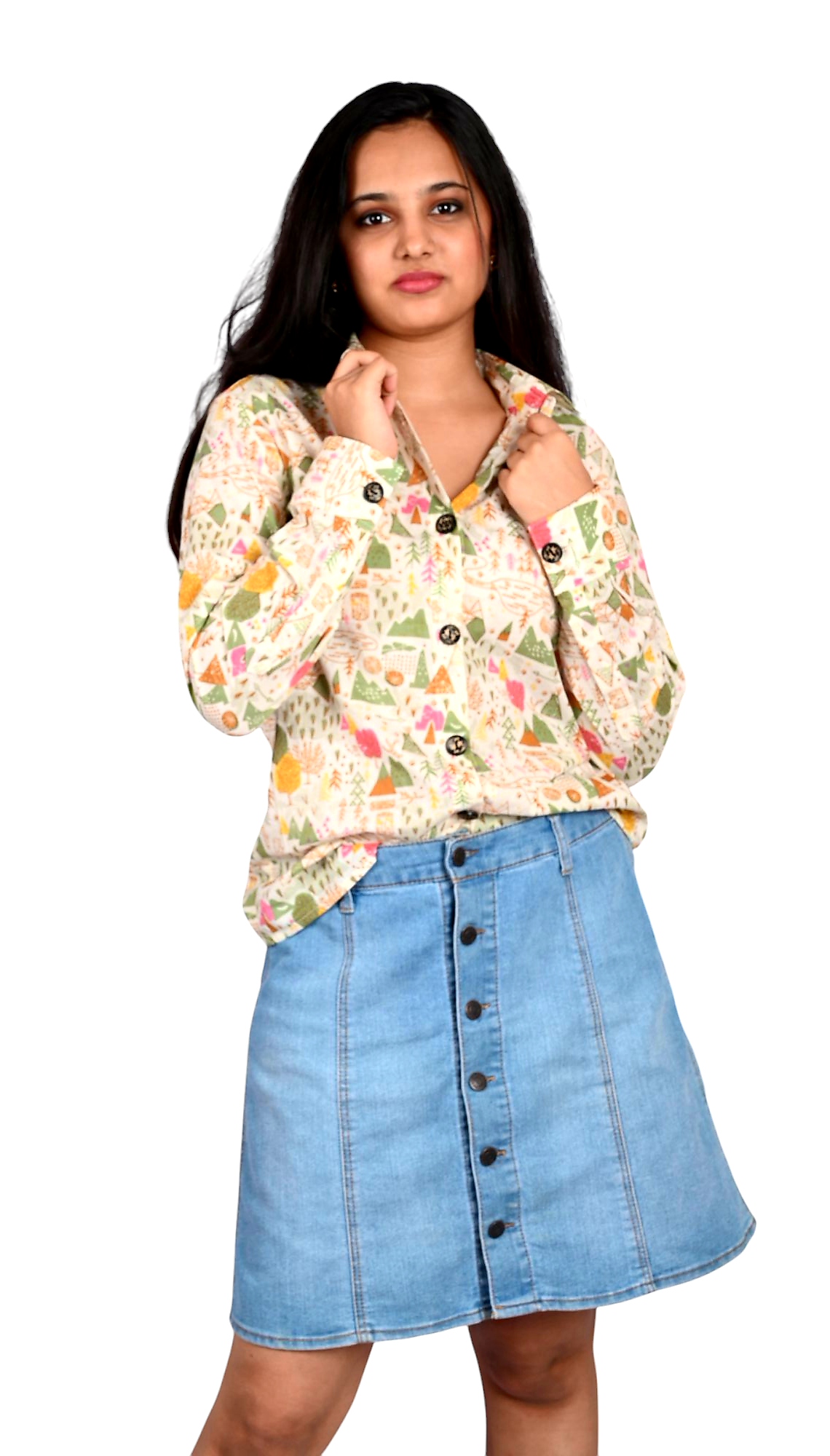 BOARD ROOM CHIC–Women’s Formal Shirt Style Top, Workwear- Customizable