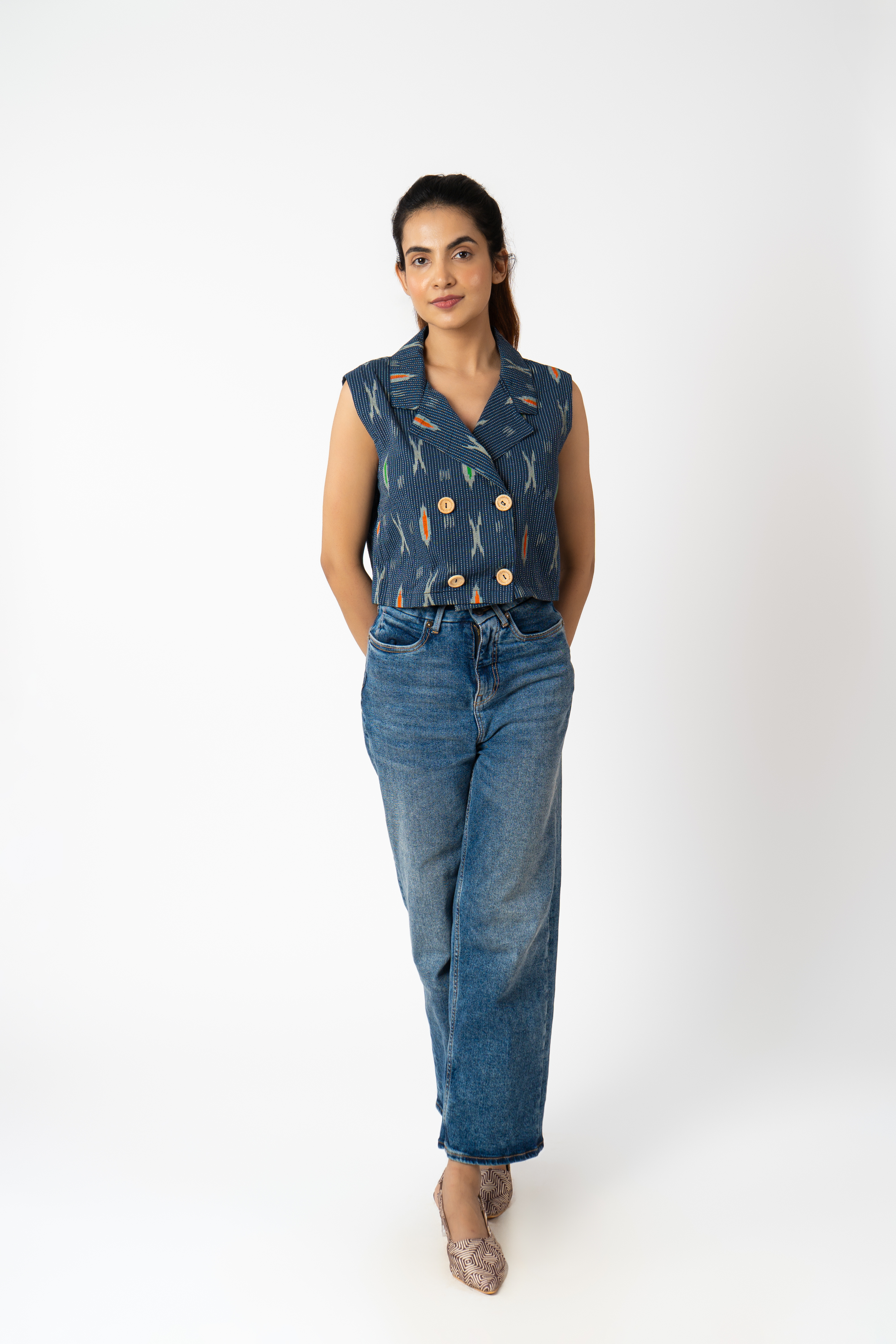 PROFIT & POISE- Women’s Customizable Double Breasted Vest