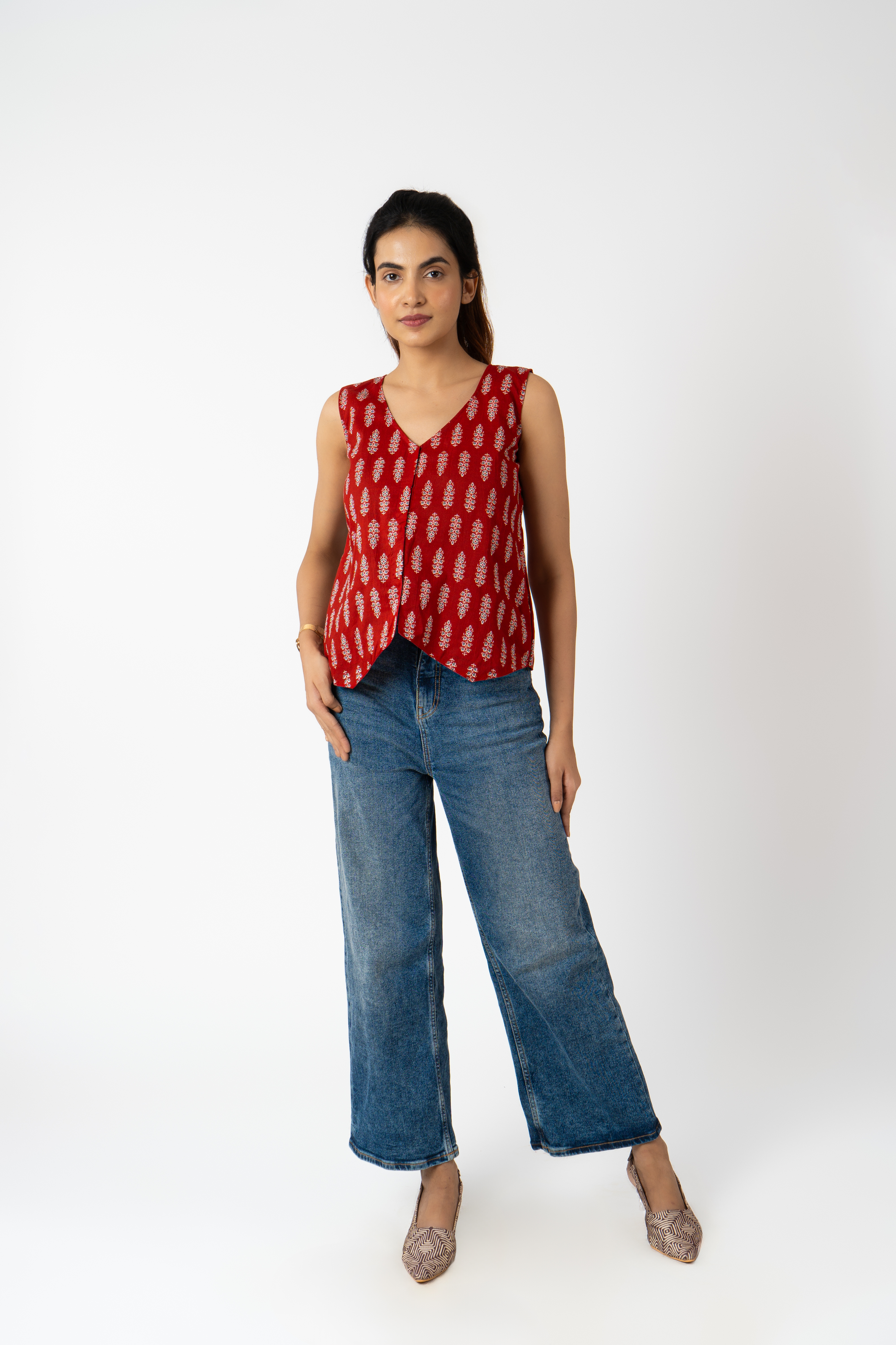 CORPORATE COUTURE- Women’s V- Neck Customizable Formal Casual Wear Vests