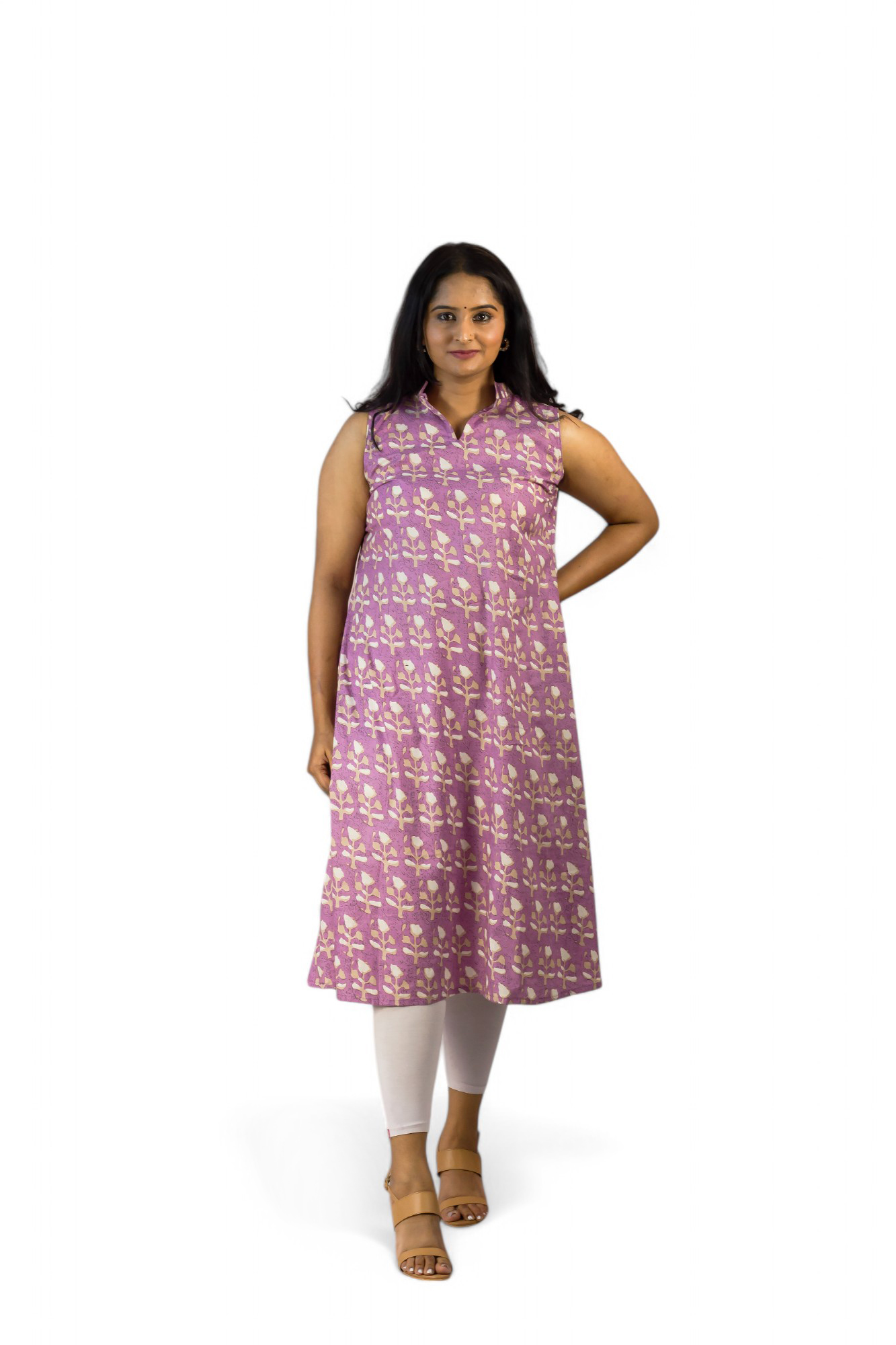 NO RUSH- Womens Cotton Halter Neck Kurti- Customizable
