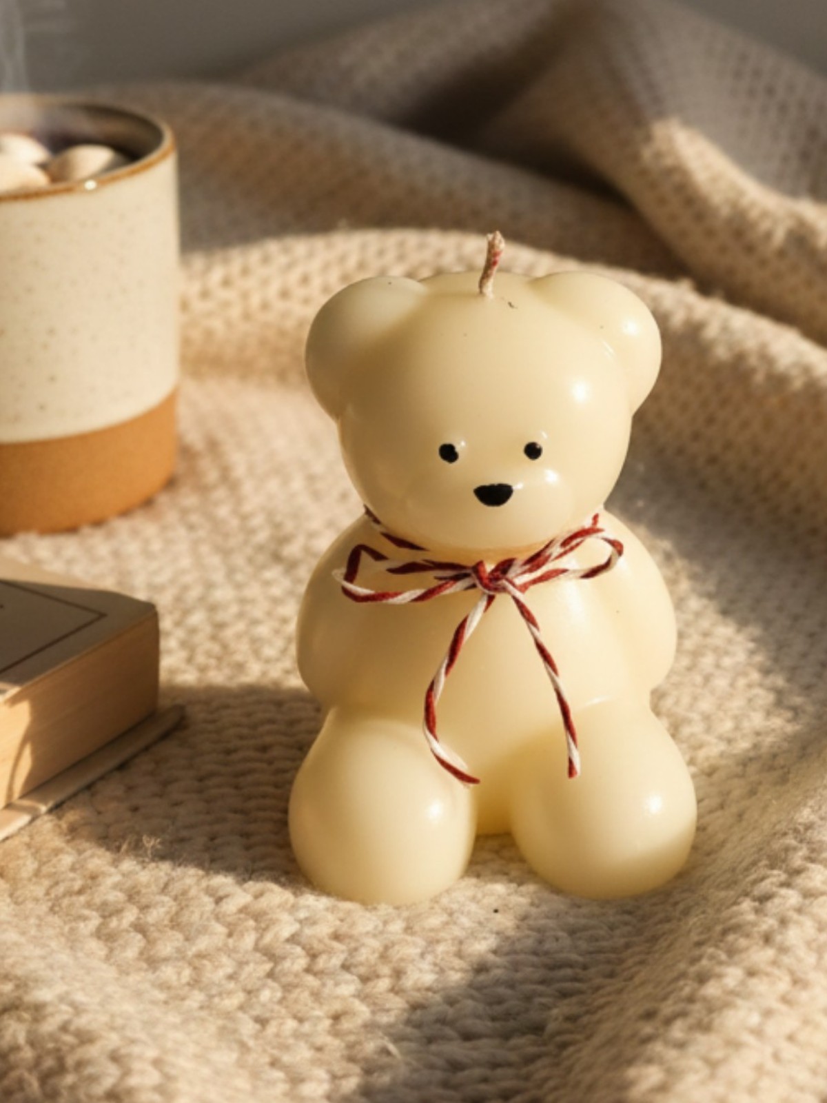 Soy Wax Candles- Floral Soy Wax Unscented Candles, Quirky Candles, Teddy Candles, Return Gifts, Corporate gifting
