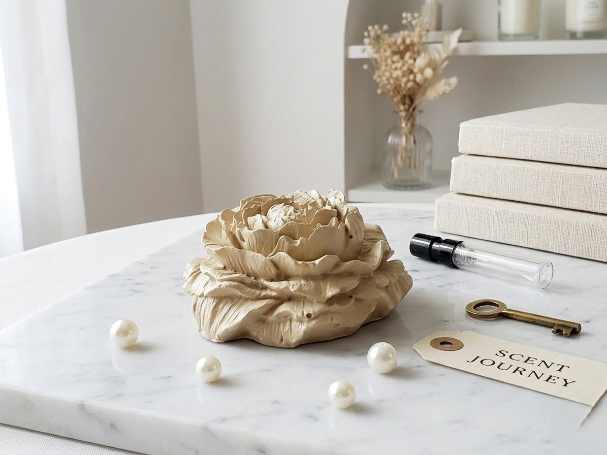 Conflore- Concrete Aroma Diffuser, Peony Diffuser, Desk Diffuser, Corporate gifting, Bulk gifting