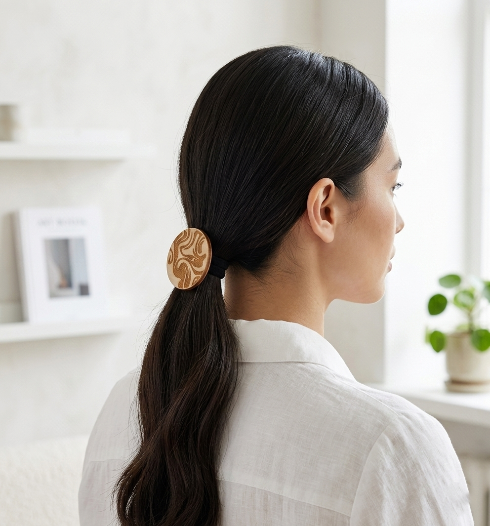 KNOTTY BY NATURE- Allegator Clips, Hair clips, Handcrafted Hair Clips, Wooden Hair Clips, Hair Accessories