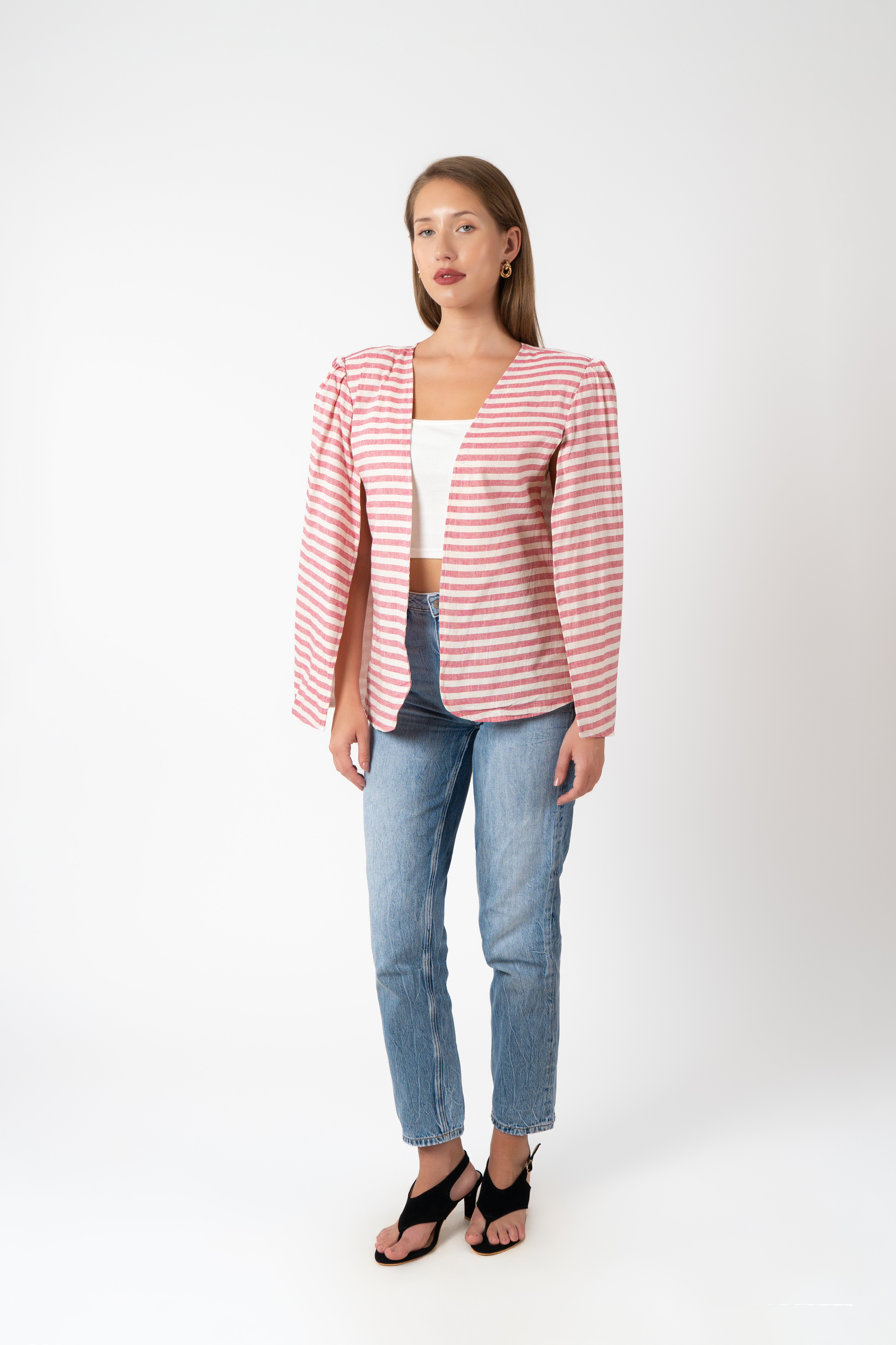 NINE TO FINE- Womens Formal Batwing Blazer- Customizable
