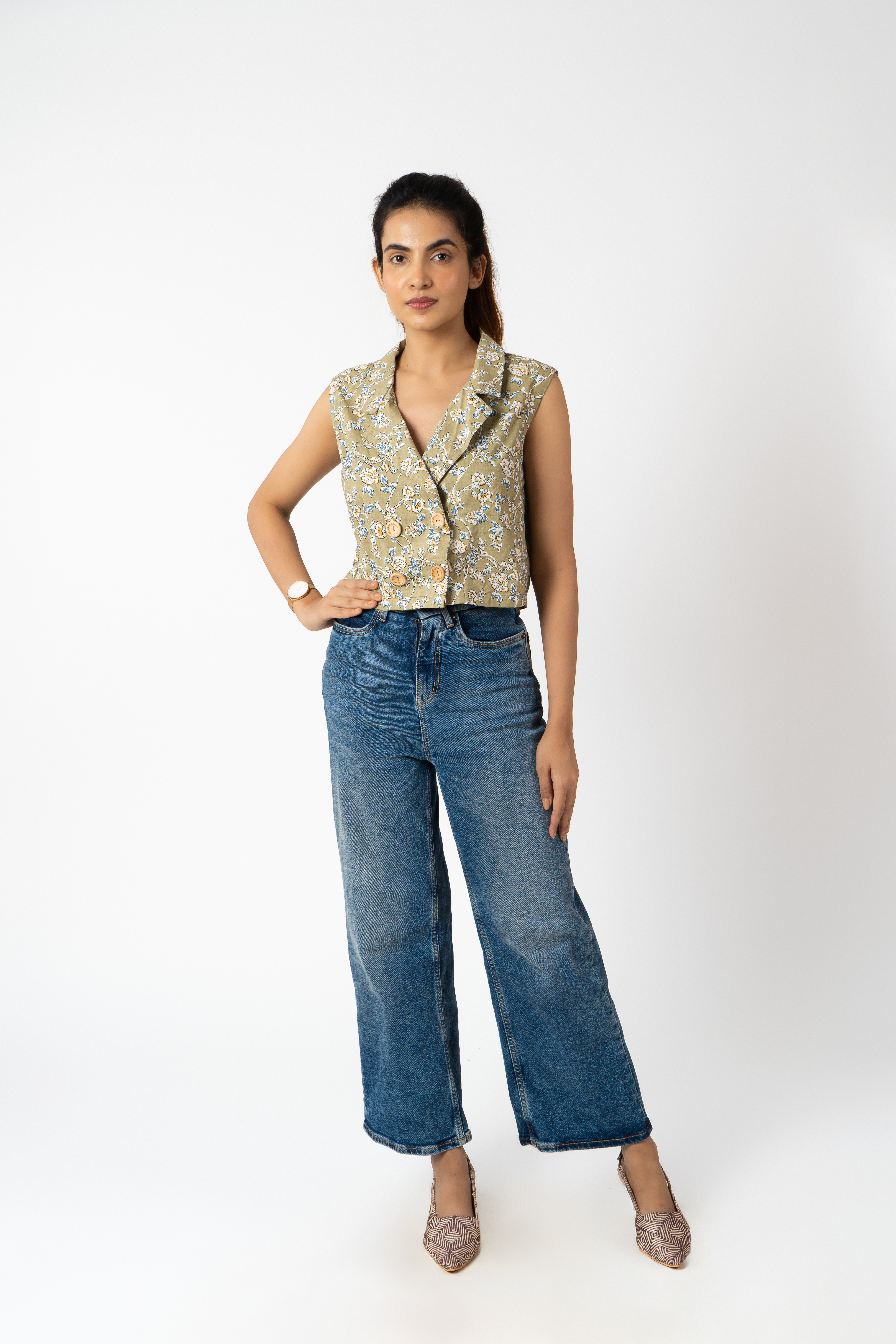 PROFIT & POISE- Women’s Customizable Double Breasted Vest