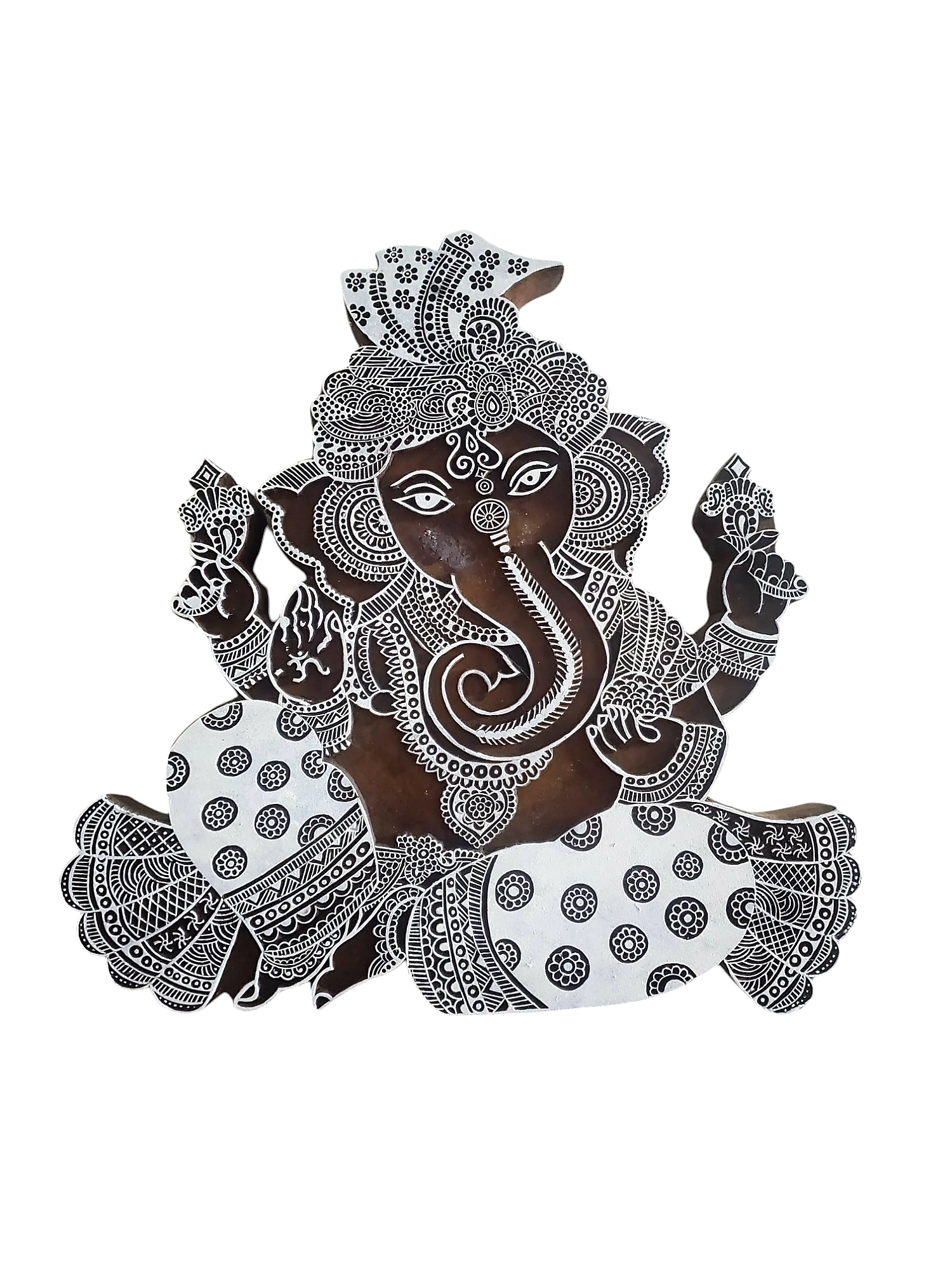 Handcrafted Wooden Ganesha Wall Hanging