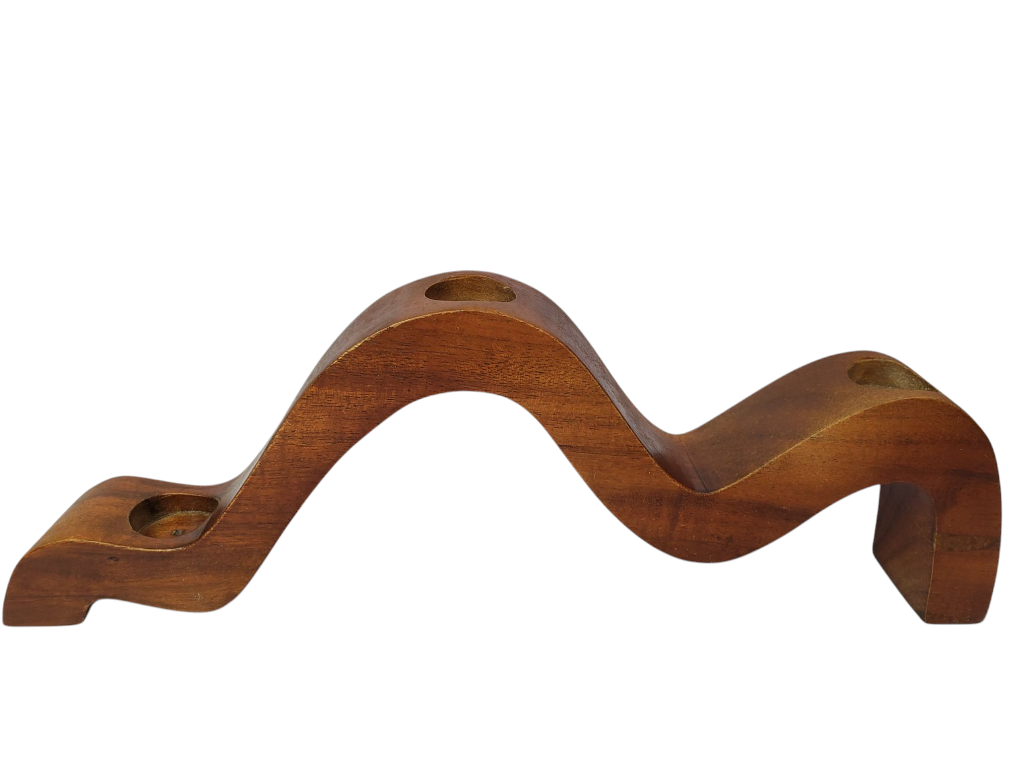 TRIOWAVE- Wooden Pillar Candle Holder