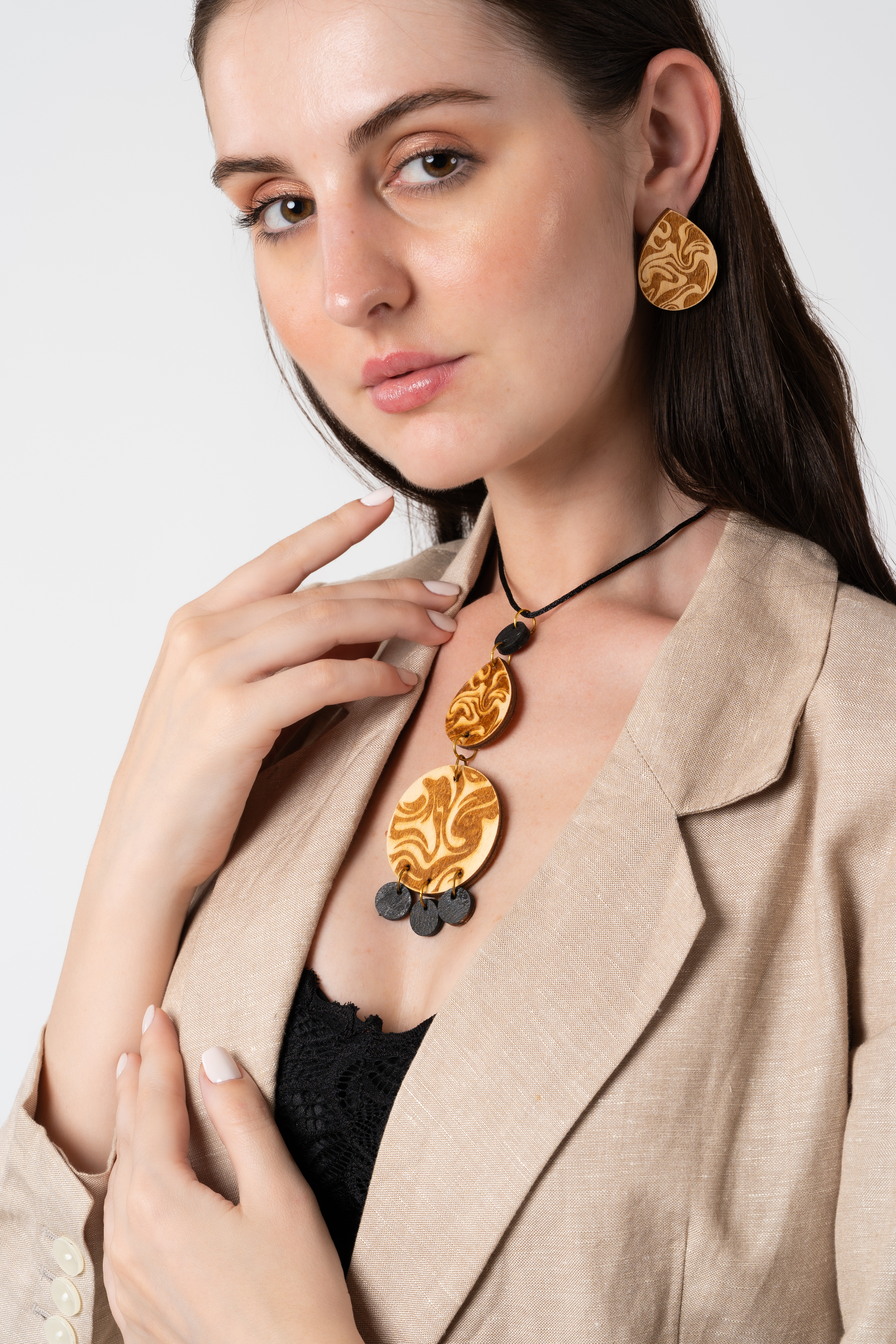 WOOD YOU WEAR ME? - Handcrafted Wooden Jewelry, Wooden Necklace, Fashion Necklace, One of a kind Necklace.