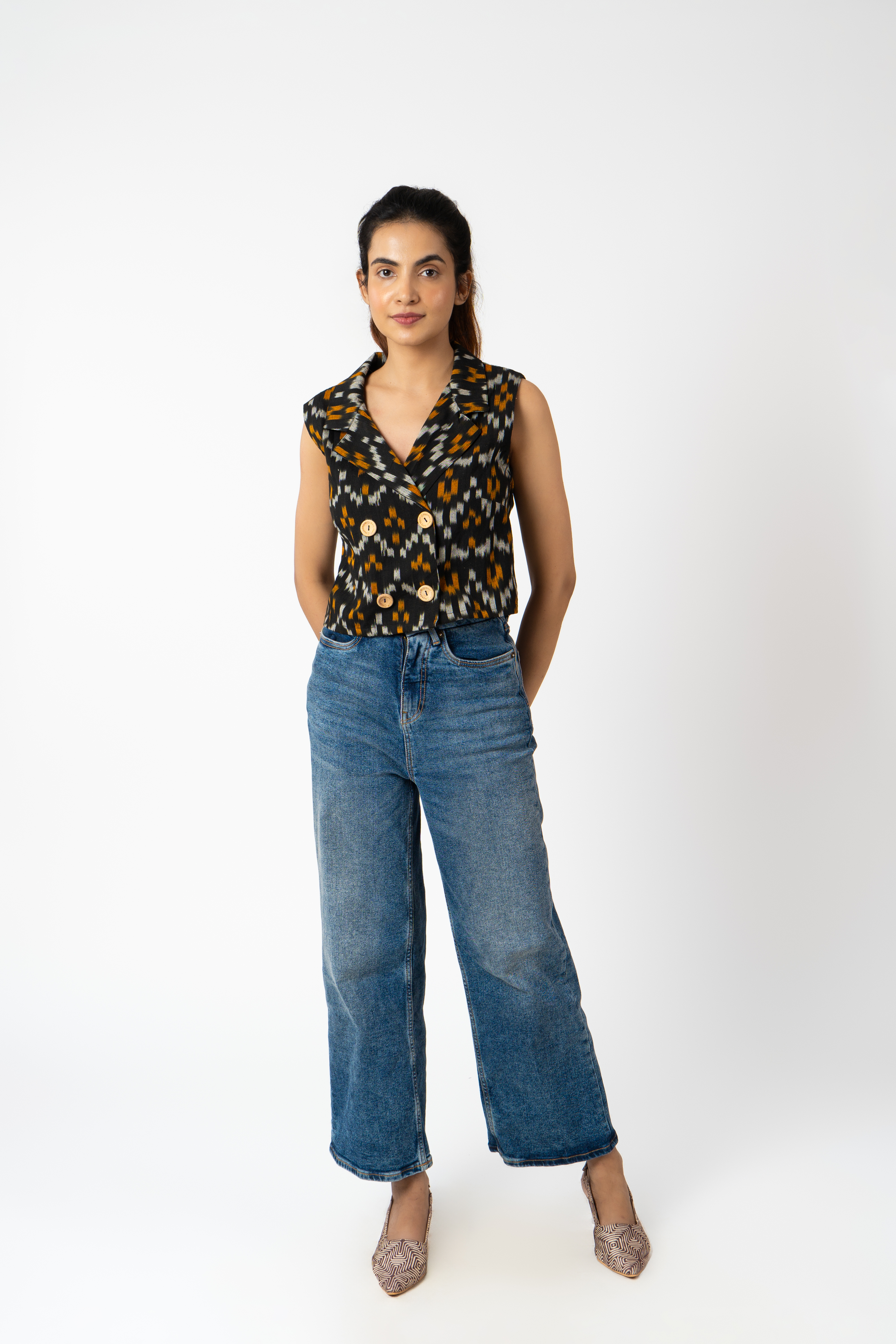 PROFIT & POISE- Women’s Customizable Double Breasted Vest