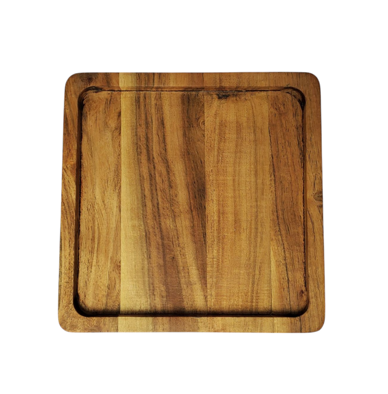 SUSTAINLAY PLATES- Square Wooden Customizable Plate -12 Inch