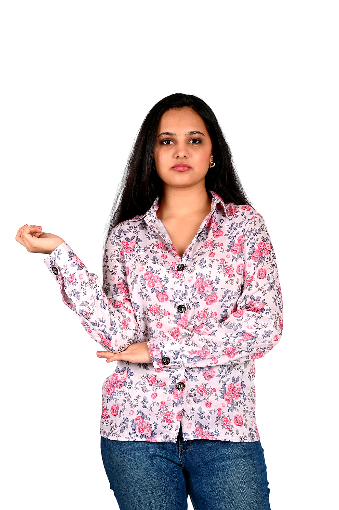 BOARD ROOM CHIC–Women’s Formal Shirt Style Top, Workwear- Customizable