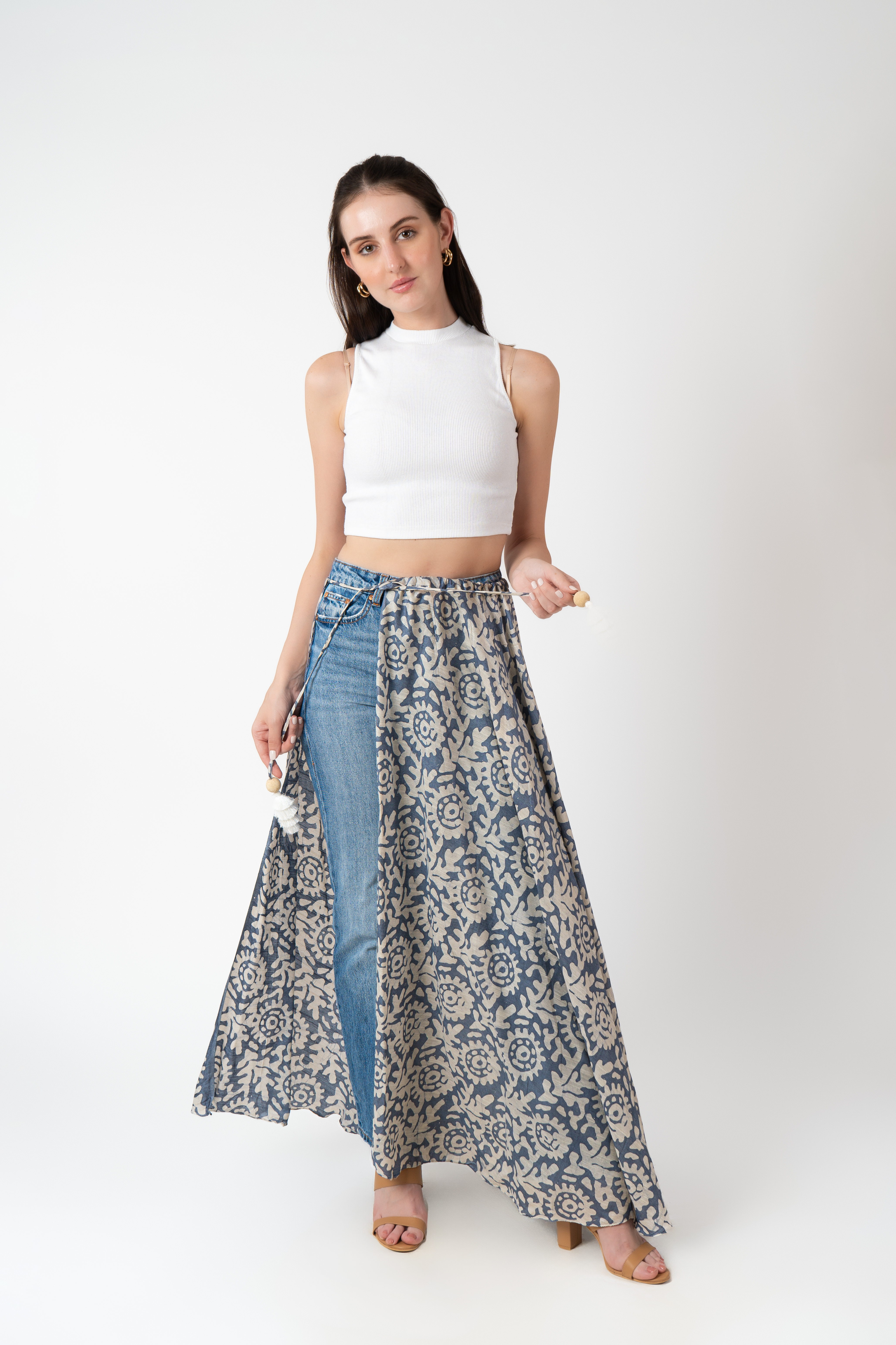 WRAPSODY- Womens Wrap Around Batik Skirt- Customizable