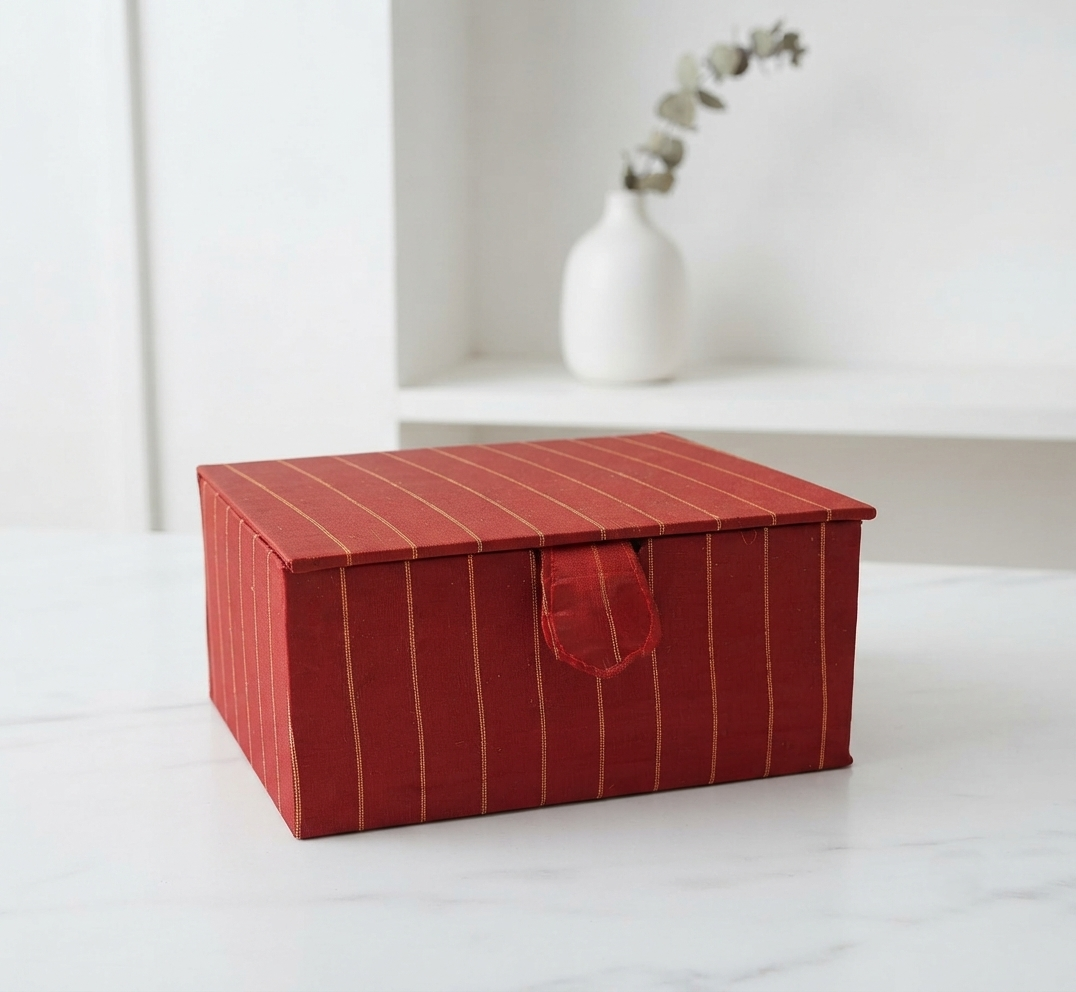 TIDY TRIBE- Handcrafted Fabric Storage boxes, Gift Box, Organizers, Fabric Boxes , Bulk Gifting, Trinkets, Corporate Gifting, Small
